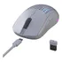 Mouse Gamer Fallen Pantera Pro Wireless Sem Fio Branco Com Led Rgb