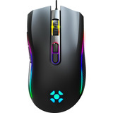 Mouse Gamer Fortrek Black Hawk Rgb 7200 Dpi
