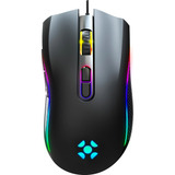 Mouse Gamer Fortrek Black Hawk Rgb Usb Switch Huano 7200 Dpi