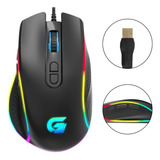 Mouse Gamer Fortrek Cruiser New Rgb 12000dpi F macro 7bt Fps
