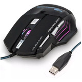 Mouse Gamer Laser X7 3200dpi Usb Led 7 Botões Profissional