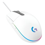 Mouse Gamer Logitech G203 Lightsync Rgb 8 000 Dpi Branco