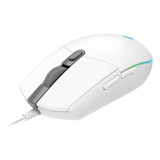 Mouse Gamer Logitech G203 Lightsync Rgb Até 8 000 Dpi Branco