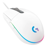 Mouse Gamer Logitech G203 Usb Branco
