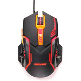 Mouse Gamer Multilaser Mo270 2400dpi 6 Botões Laranja