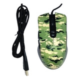Mouse Gamer Optical Dpi 7200 C 7 Botões Pc Notebook Militar