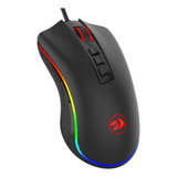 Mouse Gamer Preto Rgb 10000dpi Cobra Chroma M711 Redragon
