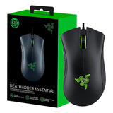 Mouse Gamer Razer Deathadder Essential 5 Botões 6 400 Dpi Cor Preto