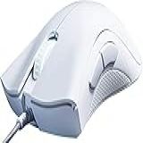 Mouse Gamer Razer Deathadder Essential  6400 DPI   Sensor Óptico   5 Botões Programáveis  Branco Mercúrio 