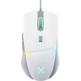 Mouse Gamer Rgb Fortrek Crusader White Edition 12800dpi