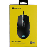 Mouse Gaming Corsair M55 Rgb Pro Negro 12400 Dpi Usb