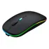 Mouse Led Sem Fio Bluetooth, Mouse Silencioso Recarregável
