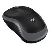 Mouse Logitech M185 Sem Fio Rc nano Preto Cor Cinza