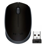 Mouse Logitech Sem Fio M170 Rc/nano C/pilha - Original C/nf