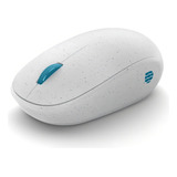 Mouse Microsoft Sem Fio Bluetooth Ocean Plastic 1000 Dpi Cor Branco Com Pontillhados