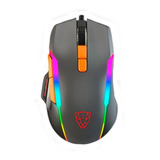 Mouse Motospeed V90 Rgb 8 Botões 12000dpi Cinza Fmsms0081ciz