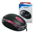 Mouse Neon Mymax Usb Com Led Vermelho  800 Dpi, Preto