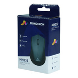 Mouse Optico C Fio Usb Mn232 Preto 1 5m Dpi 1000 Monocron