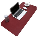 Mouse Pad Couro Sintético De Mesa 40x90 Cm 3 Cores Office