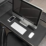Mouse Pad Desk Pad Max Em Couro Ecologico 70x30cm WORKPAD Preto 