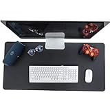 Mouse Pad Desk Pad WORK Couro