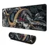 Mouse Pad Gamer Extra Grande 90x40 Dragão Azul Profissional Cor Preta
