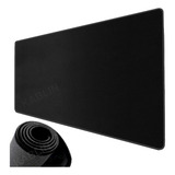 Mouse Pad Gamer Grande 70cm X 35cm Com Borda Na Cor Preto