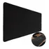 Mouse Pad Gamer Grande Preto Liso Sem Estampa Costurada