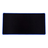 Mouse Pad Gamer Mbtech Mb84263 De Tecido E Borda Com Costura 350mm X 700mm X 30mm Azul