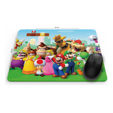 Mouse Pad Gamer Medio 40x28 Mario Bros Luigi Toad Yoshi