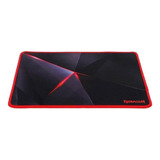 Mouse Pad Gamer Redragon Capricorn P012 De Tecido 260mm X 330mm X 3mm Preto vermelho
