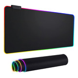 Mouse Pad Gamer Rgb Led Speed Para Mouse E Teclado 80x30cm
