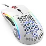 Mouse Para Jogos Glorious Model D Minus RGB 62g Mouse Ergonômico Leve Para Jogos Branco Fosco 
