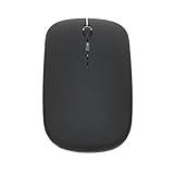 Mouse Para Jogos Sem Fio Mouse Sem Fio 2 4G Cor Carregável Com Luz De Fundo Material ABS Para Escritório Para Computador Para Laptop Preto 
