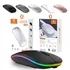 Mouse Recarregável Sem Fio Rgb Hmaston E1200 Usb 2.4ghz Wifi