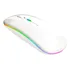 Mouse Sem Fio 9h Modelo A6015 Bt+2.4ghz Led Usb Bluetooth Cor Branco
