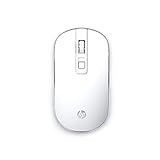 Mouse Sem Fio HP S4000 Branco   Sensor Óptico Silencioso Ambidestro Resoluções Até 1600 DPI   4NE23PA