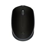 Mouse Sem Fio Logitech M170 Com Design Ambidestro Compacto- Conexão USB E Pilha Inclusa - Preto