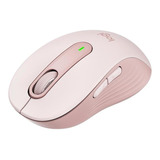Mouse Sem Fio Logitech M650 2000 Dpi Bluetooth Usb Rose