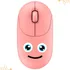 Mouse Sem Fio Moderno Design Ergonômico Clique Silencioso Cor Fino Colorido E Fofo Rosa