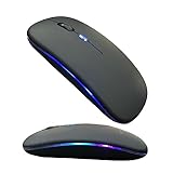 Mouse Sem Fio Recarregavel 2.4g Wireless Usb Para Notebook Desktop Tv (preto)