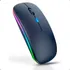 Mouse Sem Fio Recarregável Wireles Optico Led Rgb Ergonômico
