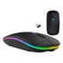 Mouse Sem Fio Recarregável Wireles Optico Led Rgb Tablet Cel