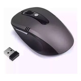 Mouse Sem Fio Wireless 2 4ghz Usb Notebook Alcance 10m Cinza