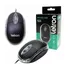 Mouse Sensor Óptico Cabo 1,10m Usb 3 Botões Pequeno Preto 
