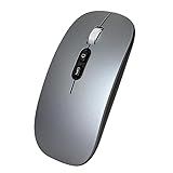 Mouse SLIM Recarregável Bluetooth Para Apple IPad 5 6 7 8 9 IPad 10th IPad Air 4 IPad Air 5 IPad Pro 11 IPad Pro 12 9 Polegadas IPad Mini 6 Cinza 