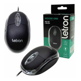 Mouse Usb Letron Preto