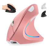 Mouse Vertical Ergonômico Sem Fio Recarregável Usb Tendinite