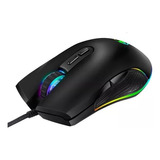 Mouse Yelandar Gamer 6000dpi 7 Botões Sensor Ótico C/fio+rgb Cor Preto