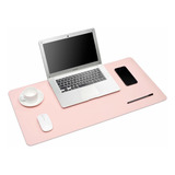 Mousepad Desk Pad Extra Grande Eddias Office 70x30 Cor Rosa claro